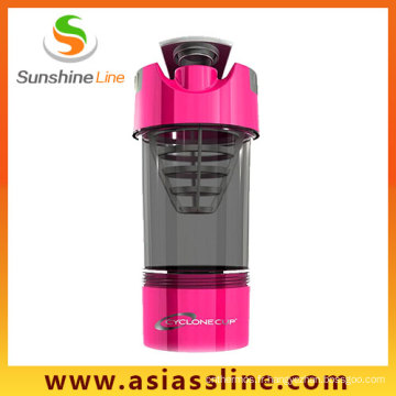 600ml Cyclone protéine plastique bouteille Shaker tasse